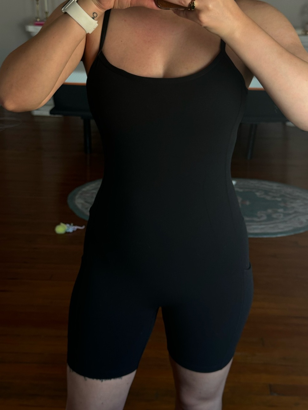 CRZ Yoga Seamless Black Women's Shapewear Bodysuit